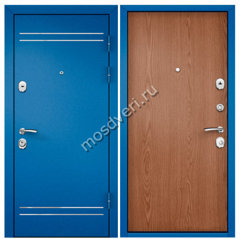 Синие входные двери в квартиру SVK-28 - купить от производителя Мосдвери Синие входные двери в квартиру SVK-28