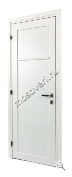 Дверь белая уличная входная порошок БДД-021 - купить от производителя Мосдвери Дверь белая уличная входная порошок БДД-021